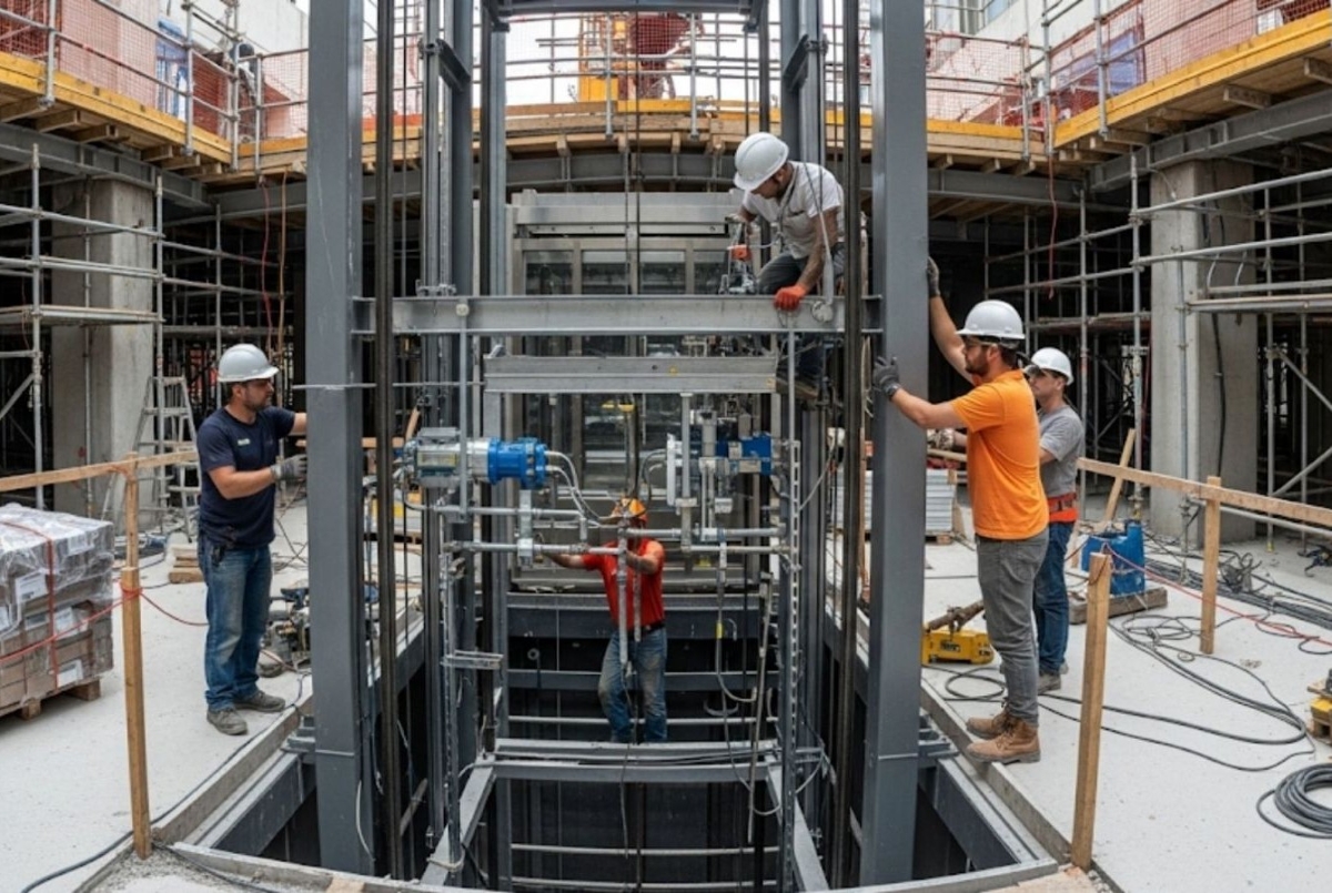 Hidrolik Asansör Montajı